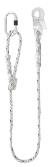picture of Kratos Work Positioning Twisted Rope Lanyard With Ring Adjuster - 2 mtr - [KR-FA4090020]