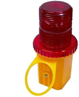 Picture of Unilamp Traffic FLASHING Red Lens - High Impact Polypropylene - [UP-0050/560279]