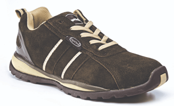 picture of Rugged Terrain Chocolate/Beige Suede Safety Trainers SB SRC - BN-RT68CB - (DISC-X)