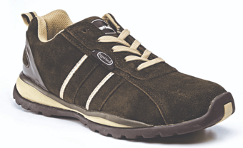 picture of Rugged Terrain Chocolate/Beige Suede Safety Trainers SB SRC - BN-RT68CB - (DISC-R)