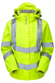 picture of Pulsar PROTECT Women's HV Yellow Storm Coat - PR-P704-YEL
