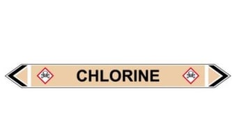 Picture of Flow Marker - Chlorine - Yellow Ochre - Pack of 5 - [CI-13443]