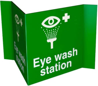 Picture of Eye Wash Station Sign - 200 x 200Hmm - 3mm Foamex - [AS-PRO9-FOAM]