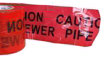 picture of ProSolve Detectable Underground Tape - Sewer Pipe - 150mm x 100m - [PV-SEWERT/DET]