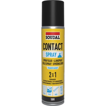 picture of Soudal Contact Adhesive Spray  - 300ml - [DK-DKSD132675]
