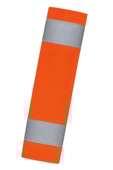 picture of Way4Now - Orange Hi Vis Car Seat Belt Cover - [SHU-E-BC-01-O]