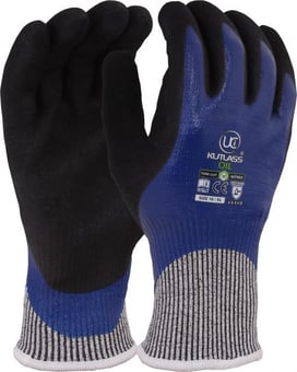 picture of UCI Kutlass Oil High Cut Resistant Liner - Dual Nitrile Coating Gloves - UC-G/KUTLAS/OIL