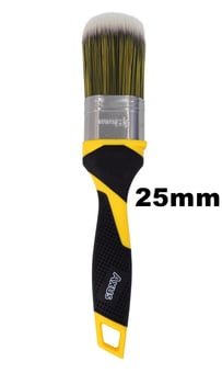 picture of Axus Decor X-Coat Extra Firm Brush 25mm - Yellow Series - [OFT-AXU/BY25]