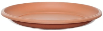 Picture of Whitefurze 38cm Milano Saucer - Terracotta - Box Deal of 10 - [IH-WHFG01RS343]