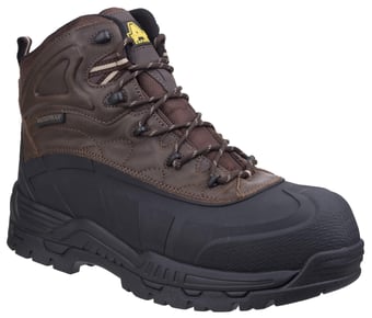 picture of Amblers Safety FS430 Orca Brown Safety Boots SB P E A FO WRU HRO SRC - FS-25156-41792