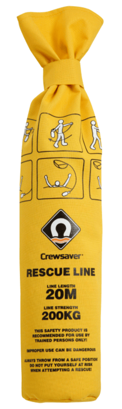 picture of Crewsaver 20m High Strength Line Hi-Vis Yellow Housing Rescue Life Line  - [CW-1320-LIFE]