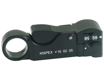 picture of Draper - Knipex 16 60 05SB 4 - 10mm Adjustable Coaxial Stripping Tool - [DO-64953]