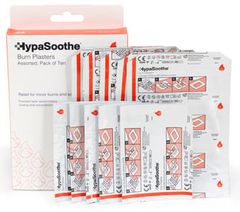 picture of Hypoallergenic HypaPlast Burn Plasters - Assorted - Pack of 10 Individually Wrapped - [SA-D9080]