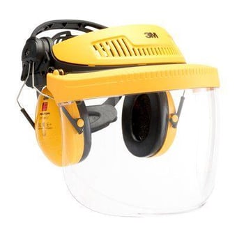 Picture of 3M Peltor G500 Yellow Forestry Headgear - [3M-G500V5FH]