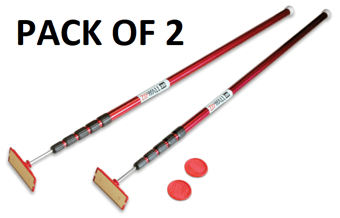 picture of ZipWall® 20 - Spring-loaded Poles - 6.1m - 159cm x 10cm x 7cm - Pack of 2 - [ZP-KT20]