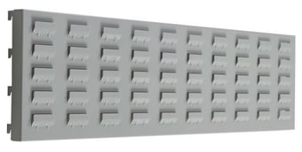 Picture of QMP Louvre Back Panel 900mm - To Suit 1800mm Workbench - Light Grey - [QM-BPLOV900LXXX]