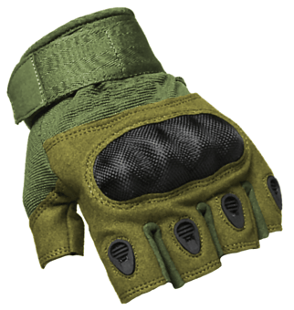 picture of Nuprol PMC Skirmish Gloves A Fingerless Green - NP-6509-FL-GN