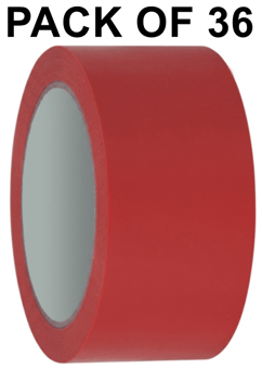 picture of Slingsby Coloured Polypropylene Tape - Red - Pack of 36 - [SLB-425437] - (LP)