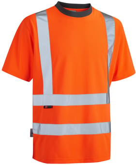 Picture of LEO Braunton Coolviz Orange T-shirt - LE-T02-O