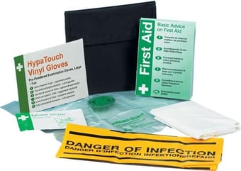 Picture of Budget Resuscitation Pack in 13cm x 13cm Black Nylon Wallet - [SA-A509] - (DISC-R)