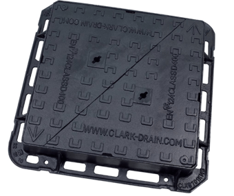 Picture of Double Triangular Cover Frame - Estate Roads - Delivery Areas - Car Parks - 600 x 600 - CD-701KMD - (HP)