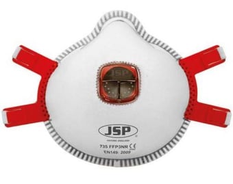 Picture of JSP 735 Typhoon Moulded Disposable FFP3 Valved Mask - Pack of 10 - [JS-BEK136-101-A00] - (HY)
