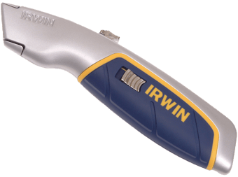 picture of IRWIN - Pro Touch Retractable Blade Knife - [TB-IRW10504236]