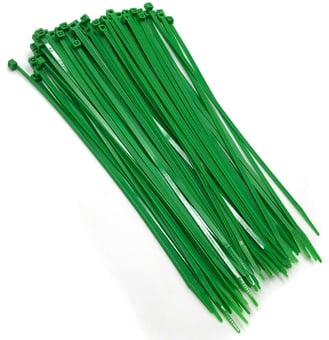 Picture of Amtech 60pcs Tie Wraps Green 300 x 4.8 mm - [DK-S0832]