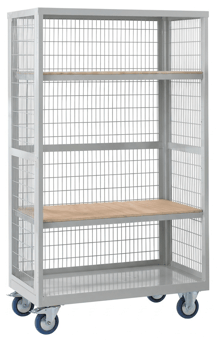 Picture of QMP Boxwell Trolley Without Doors - Light Grey - Plywood - 1355H x 900W x 600D - [QM-XW139060PLXX] - (LP)