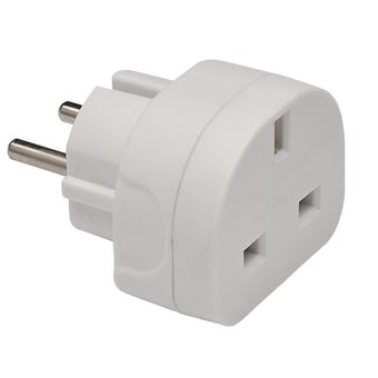 Picture of UK to European Travel Adaptor - 13 Amps [DO-98439]