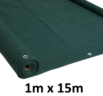 picture of Privacy Screen Netting Green 220gsm - 1m x 15m - [LTR-1X15GRE] - (DISC-R)
