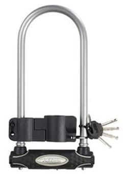 picture of Master Lock U Bar Gold Sold Secure - 280mm H x 110mm C x 13mm Dia - Silver - [SO-HA00616] - (DISC-X)