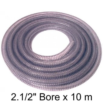 picture of Wire Reinforced Suction Hose - 2.1/2" Bore x 10 m - [HP-FX250/10]