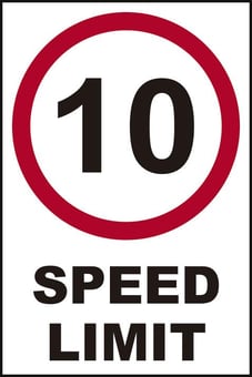 Picture of 10mph speed limit - FMX (400 x 600mm) - [SCXO-CI-14609]