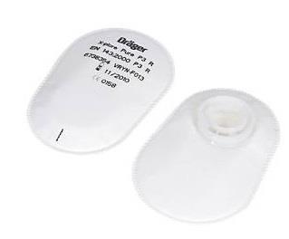 Picture of Drager X-Plore Bayonet P3 R Particle Filter for Drager X-Plore Full Face Masks - Pair - [BL-6738354]