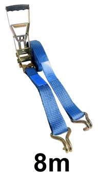 picture of Ergonomic Ratchet Lashing 50mm x 5000kg BF - 8mtr - [DMC-ERG-BLU-8M]