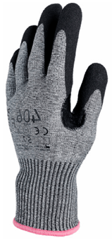 picture of Aurelia 406 13gg Cut F Protective Glove With Black Sandy Nitrile - Pair - SMX-Q406