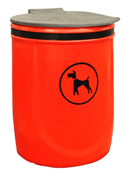 picture of Melba Swintex Wall Mounted Doggy Litter Bin 40L - Red - [MLB-2DB-RED]