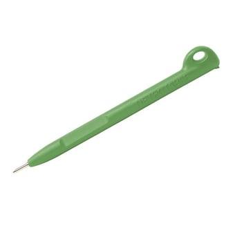 picture of Detectable Elephant Stick Pen Blue Ink - Green Housing - LY - [DT-105-C104-I01-PA03]