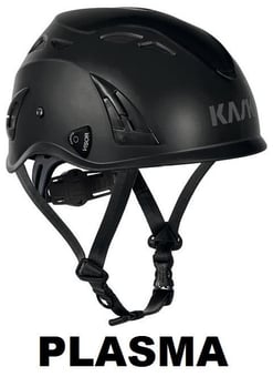 picture of Kask - PLASMA AQ BLACK Safety Helmet - PP Polypropylene Hard Hat - [KA-WHE00008.210] - (DISC-R)