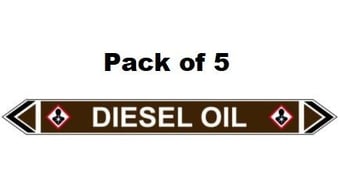 picture of Flow Marker - Diesel Oil - Brown - Pack of 5 - [CI-13494]