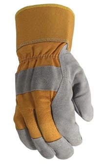 Picture of Stanley Thermal Lined Winter Rigger Yellow/Grey Gloves - Size Large - Pair - [RN-SY780L EU]