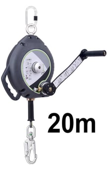 picture of Kratos Retractable Fall Arrester With Integrated Recovery System - 20mtr - [KR-FA2040120]