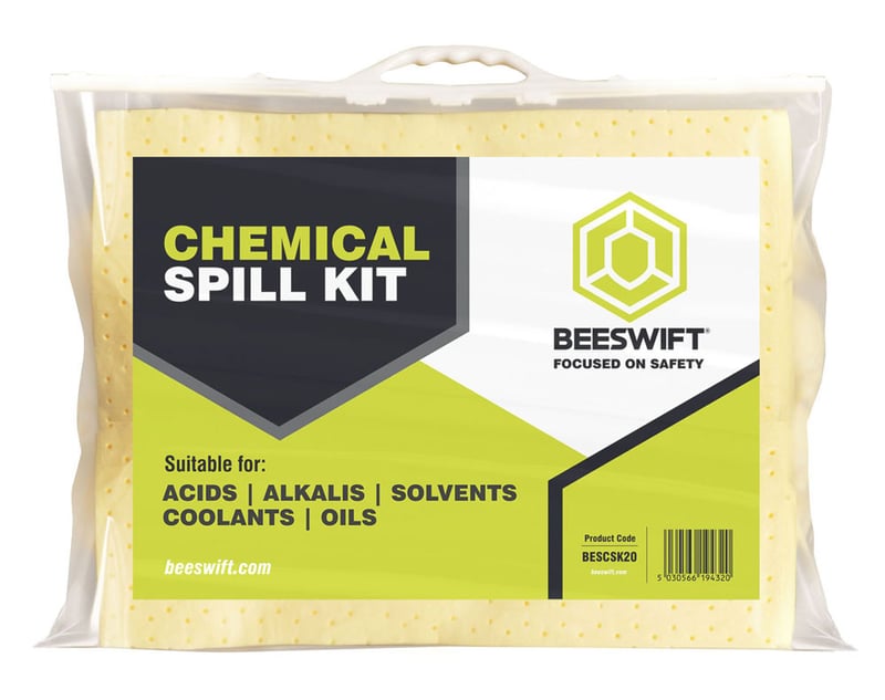 Beeswift Chemical Spill Kit 20L Clear - [BE-BESCSK20]
