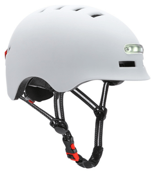 Picture of Doctor Scooter Helmet With Light For Electric Scooter/Bike White - DRS-HELMET-WHI
