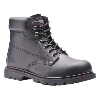 picture of Portwest - FW16 - Steelite Welted Safety Black Boot SBP HRO - [PW-FW16BKR] - (PS)