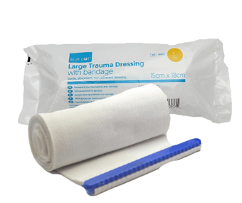 picture of Blue Dot Large Trauma Dressing - Single - 15cm x 18cm - [CM-100011]