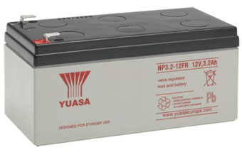 picture of Yuasa NP3.2-12F/Retard Valve Regulated Lead Acid Battery - 12v 3.2Ah - [BRH-SLAYUANP3.2-12FR]