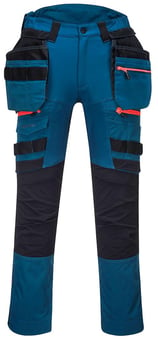 picture of Portwest - DX4 Detachable Holster Pocket Metro Blue Trouser - PW-DX440MBR