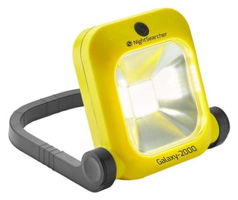 picture of NightSearcher 2000 Lumens LED Portable Rechargeable Floodlight - 7.4V 4800mAh Li-ion Technology - [NS-NSGALAXY2000]